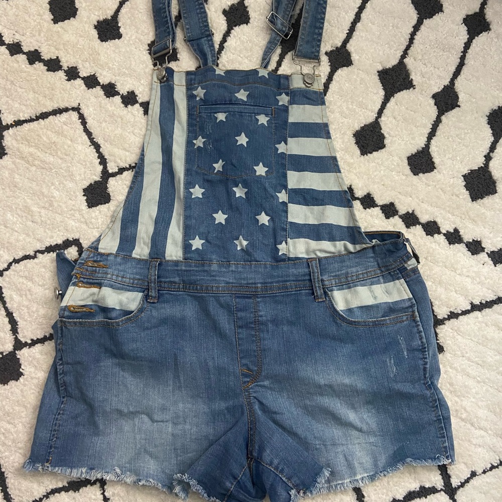 Patriotic overalls